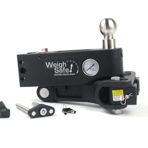 Weigh Safe Trailer Hitch Ball Mount Slider, Fits 2-1/2 Inch Shank, With Tongue Weight Gauges – WDSL2.5