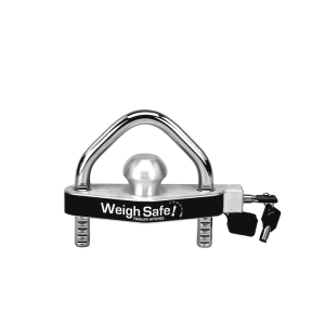 Weigh Safe Trailer Coupler Lock, Ball and Clamp, Fits 1-7/8 Inch/ 2 Inch and 2-5/16 Coupler, Push-IN Lock – WS22