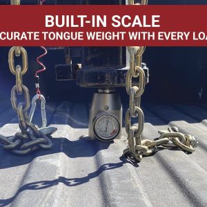 Weigh Safe Gooseneck Trailer Hitch Ball, 2-5/16 Inch Ball, 7500 Capacity/ 30000 Pound Gross Trailer Weight, With Weigh Safe Scale – WSBW