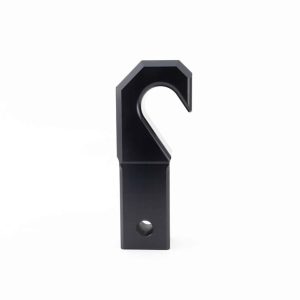 Weigh Safe Tow Hook, Cerakote, Functional/ 25000 Pound Capacity, Universal, Black, Aluminum, Single – WS-HK-CER-BLA