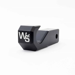 Weigh Safe Tow Hook, Cerakote, Functional/ 25000 Pound Capacity, Universal, Black, Aluminum, Single – WS-HK-CER-BLA