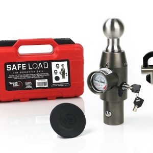 Weigh Safe Gooseneck Trailer Hitch Ball, Safe Load, For Use with Ram OE Puck System, 2-5/16 Inch Ball with Built-IN Scale – WSOEMPR