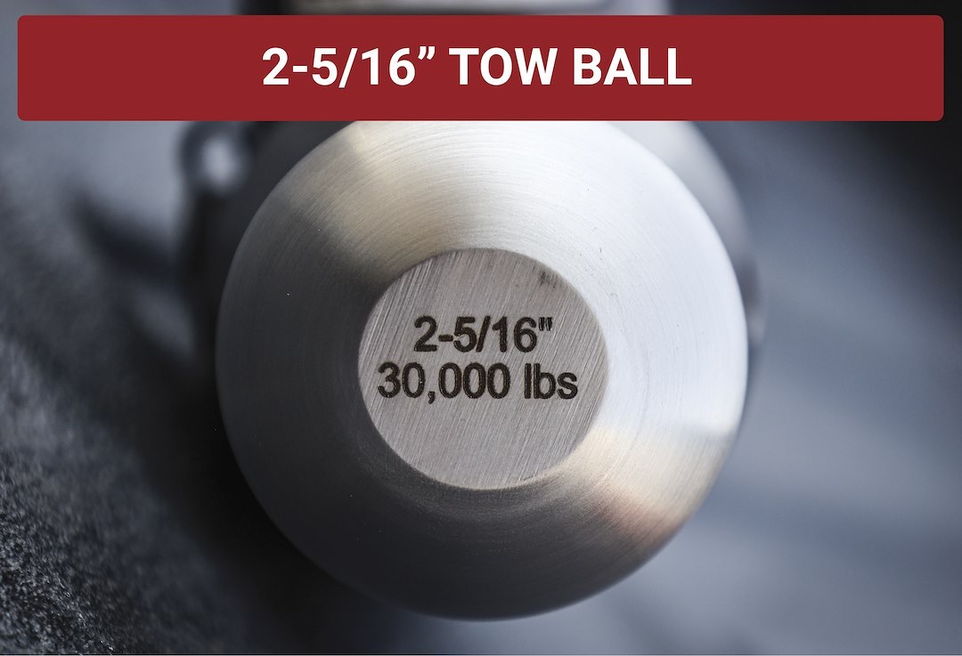 Weigh Safe Gooseneck Trailer Hitch Ball, Safe Load, For Use with Any OE Puck System, 2-5/16 Inch Ball with Built-IN Scale – WSOEMPU