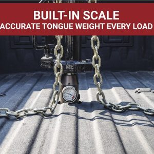Weigh Safe Gooseneck Trailer Hitch Ball, Safe Load, For Use with Any OE Puck System, 2-5/16 Inch Ball with Built-IN Scale – WSOEMPU