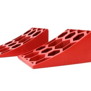 Weigh Safe Wheel Chock, Bright Orange, Plastic, Set of 2 – WS-WCS