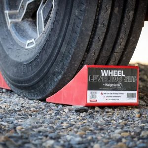 Weigh Safe Wheel Chock, Bright Orange, Plastic, Set of 2 – WS-WCS
