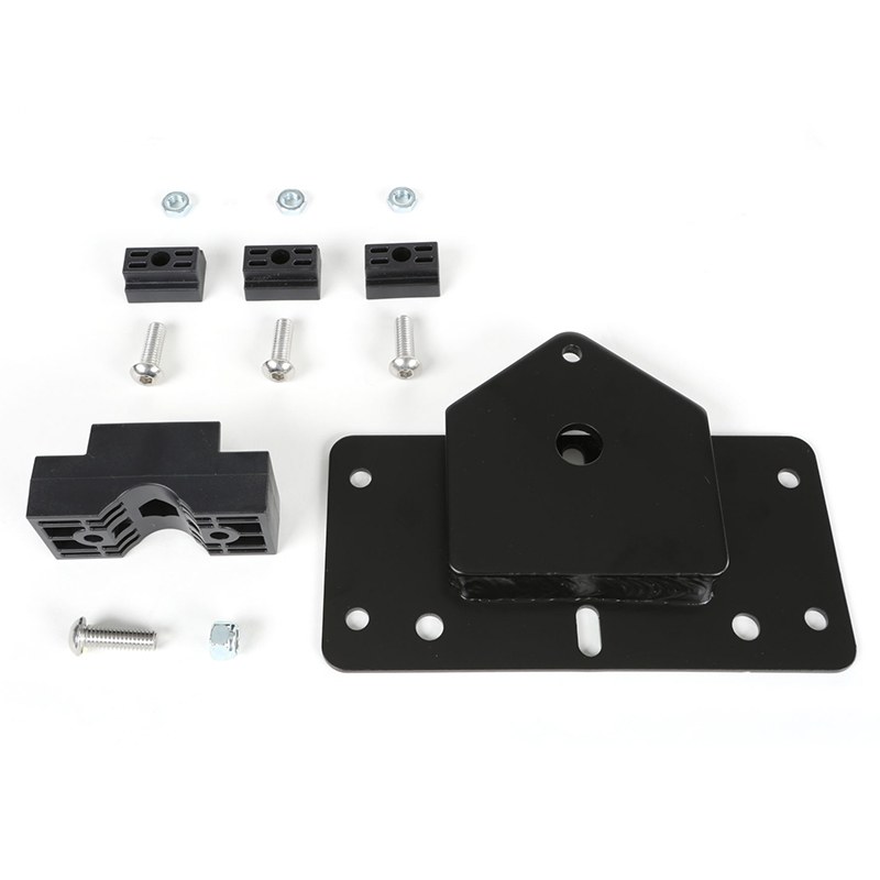 Waterport Camp Shower Mount, Rail Mount for Waterport Day Tank™ Camp Showers, Fits Any Toyota Bed Rails, Powder Coated, Black, Solid Steel – WX1103