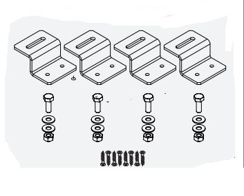 Xantrex Llc Solar Panel Mounting Kit, Use to Mount Xantrex Solar Panels to a Flat Surface – 708-0070