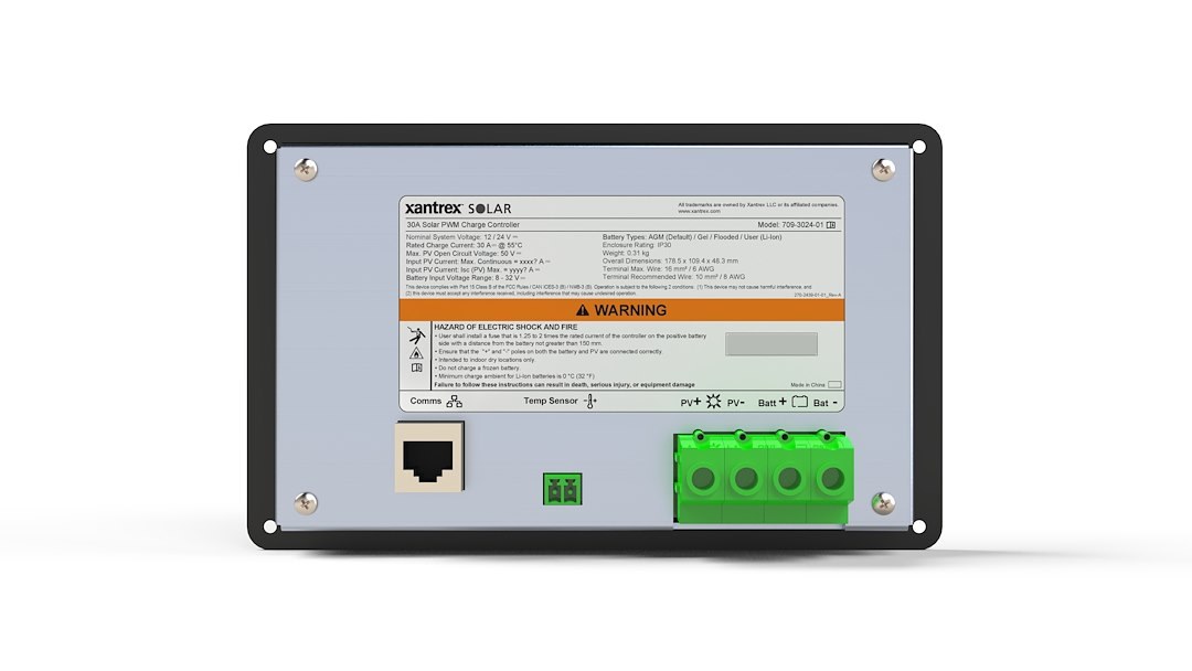 Xantrex Llc Battery Charger Controller, For Use with Xantrex Solar Max and Roof Mounted Solar 12 Volt Battery Chargers, 100 to 220 Watt – 709-3024-01