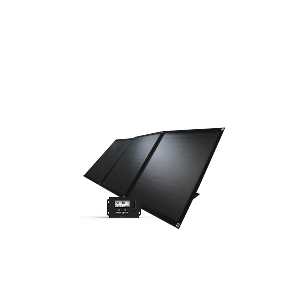 Xantrex Llc Solar Kit, Solar Charging Kit, 100 Watt, Rigid Solar Panel, Bracket Mount, 30 Amp PWM Charge Controller – 780-0100-01