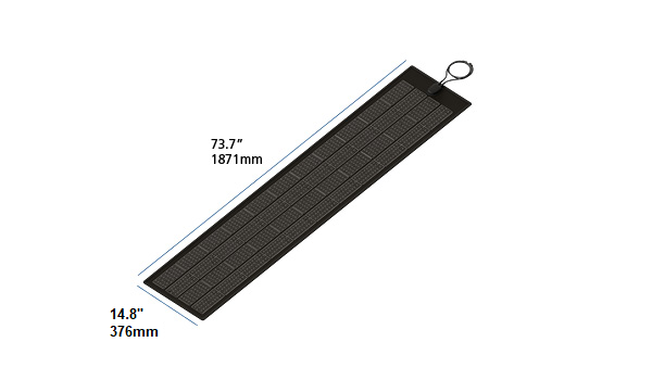 Xantrex Llc Solar Panel, Solar Max, Slim Flexible Solar Panel/ Mono-Crystalline Perc, 110 Watt/ 4.5 Amp Charging Current – 784-0110S