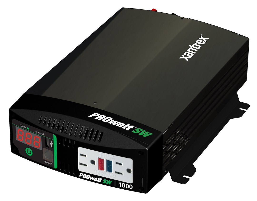 Xantrex Llc Power Inverter, Prowatt, Inverts 12 Volt DC to 230 Volt AC, 900 Watts Output/ 2000 Watts Surge, 90 Percent Efficiency – 806-1210