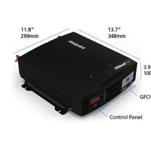 Xantrex Llc Power Inverter, Prowatt, Inverts 12 Volt DC to 120 Volt AC, 1800 Watts Output/ 3000 Watts Surge, 90 Percent Efficiency – 806-1220