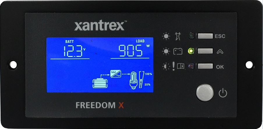 Xantrex Llc Power Inverter Remote Control, Freedom X, For Freedom X and Freedom Xc Inverters, Lcd Display – 808-0817-01