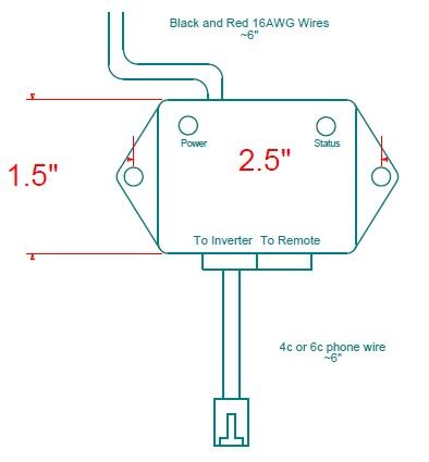 Xantrex Llc Power Inverter Remote Control, Prowatt, For Prowatt Sw 600/ Prowatt Sw 1000/ Prowatt Sw 2000 Models, No Display, Black – 808-9001-01