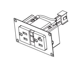 Xantrex Llc Receptacle, For Freedom Xc and Freedom X Inverters, Ground Fault Interuptor Type, With Attached Connector – 808-9817