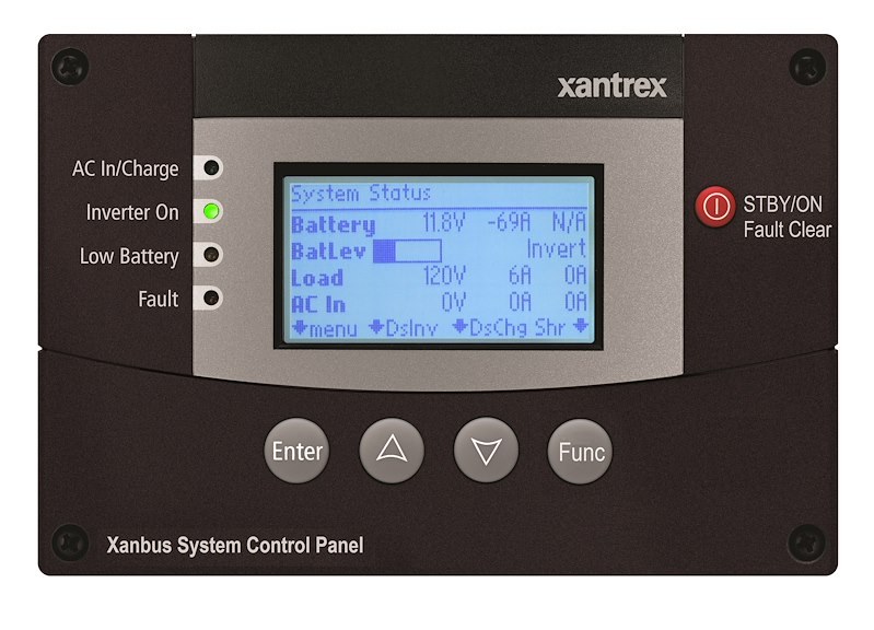 Xantrex Llc Power Inverter Remote Control, Freedom Sw Series, For Connecting Freedom Sw Series Inverter, Lcd Display – 809-0921