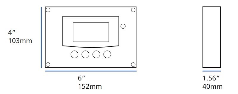 Xantrex Llc Power Inverter Remote Control, Freedom Sw Series, For Connecting Freedom Sw Series Inverter, Lcd Display – 809-0921