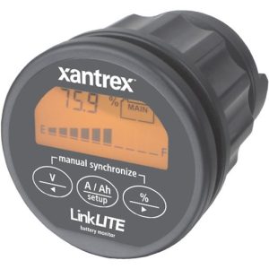 Xantrex Llc Battery Monitor, Linklite, Monitors Voltage, With Lcd Display, Black – 84-2030-00