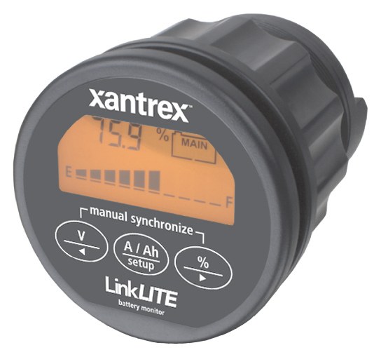 Xantrex Llc Battery Monitor, Linklite, Monitors Voltage, With Lcd Display, Black – 84-2030-00