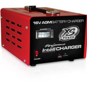 Xs Batteries Battery Charger, Intellicharger, For 16 Volt Batteries, AGM (absorbent Glass Mat), 120 Volt Power Supply, 20 Amp Max – 1004