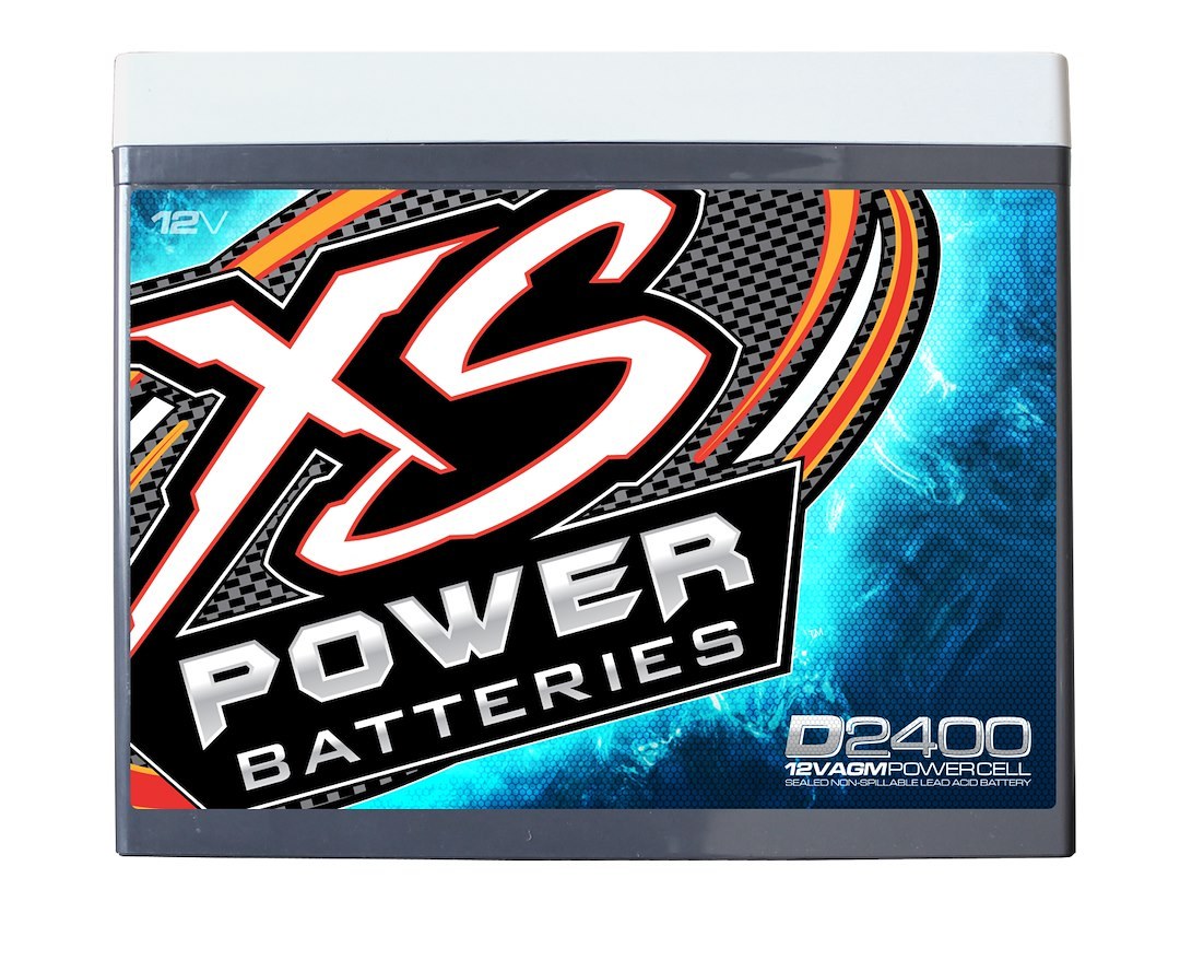 Xs Batteries Battery, D Series, Group 24 AGM (absorbent Glass Mat), 12 Volt, 1056 Cold Cranking Amps, 3500 Max Amps, Top M6 Terminal – D2400
