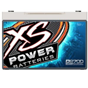 Xs Batteries Battery, D Series, Group 27 AGM (absorbent Glass Mat), 12 Volt, 1144 Cold Cranking Amps, 4300 Max Amps, Top M6 Terminal – D2700
