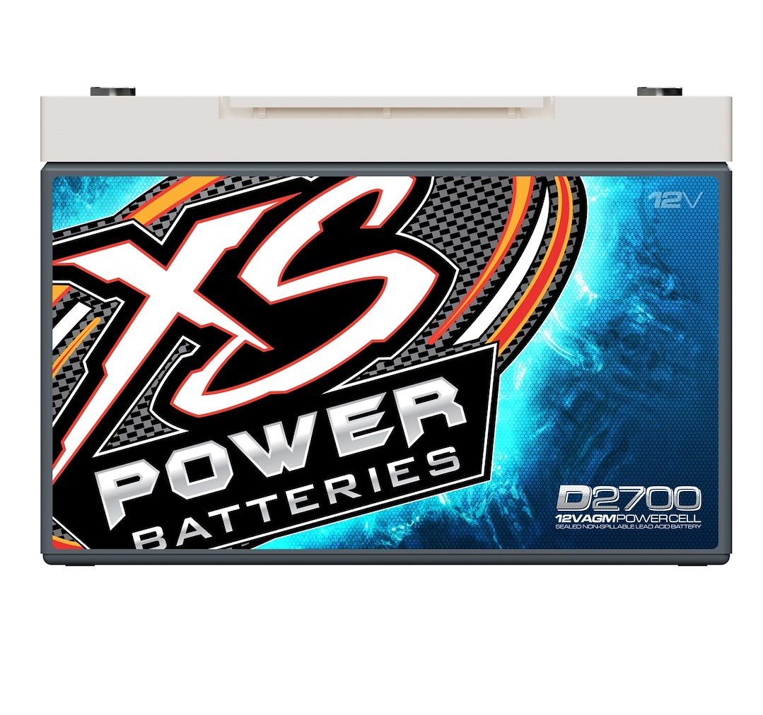 Xs Batteries Battery, D Series, Group 27 AGM (absorbent Glass Mat), 12 Volt, 1144 Cold Cranking Amps, 4300 Max Amps, Top M6 Terminal – D2700