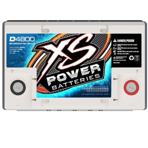 Xs Batteries Battery, D Series, Group 48 AGM (absorbent Glass Mat), 12 Volt, 950 Cranking Amps, 10.94 Inch Length, 6.93 Inch Width – D4800
