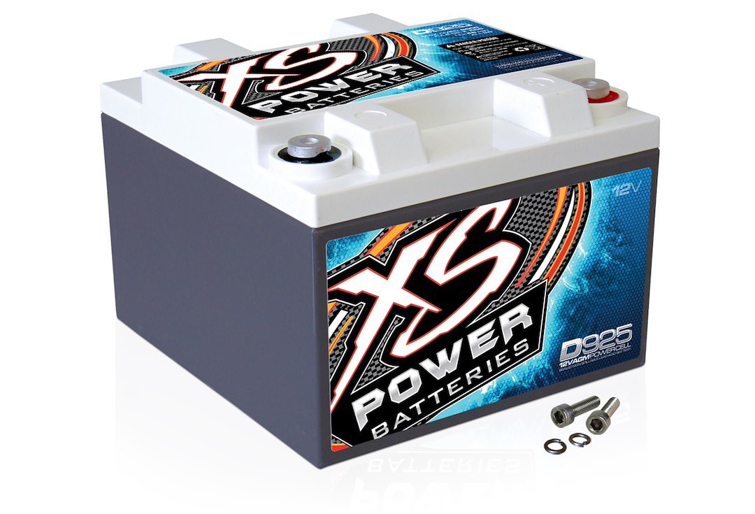 Xs Batteries Battery, D Series, AGM (absorbent Glass Mat), 12 Volt, 2000 Max Amps, Top M6 Terminal, 6.5 Inch Length, 6.93 Inch Width – D925