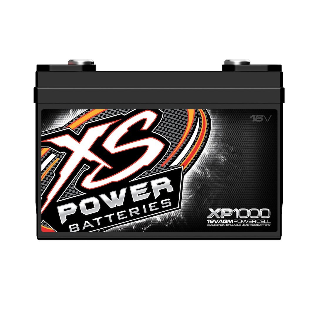 Xs Batteries Battery, Xp Series, AGM Absorbed Glass Mat, 16 Volt, 2400 Max Amps, M10 Threaded Stud Top Terminal, 10.24 Inch Length – XP1000CK2