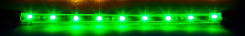 Xk Glow Multi Purpose Light – LED, 24 Inch Length, Flexible Light Strips, 12 Volt, Bracket Surface Mount, With Switch, Green Light – XK041002-G