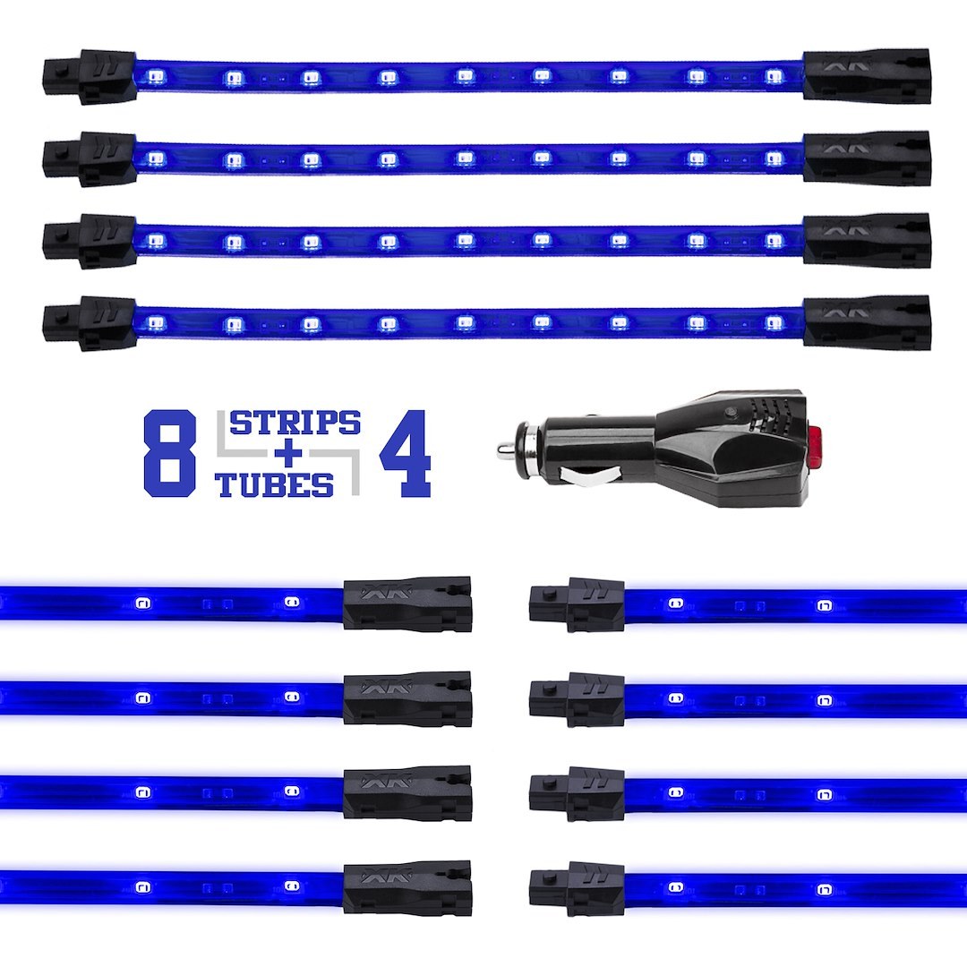 Xk Glow Multi Purpose Light – LED, 8 and 24 Inch Length, Flexible Light Strips, 12 Volt – XK041005-B