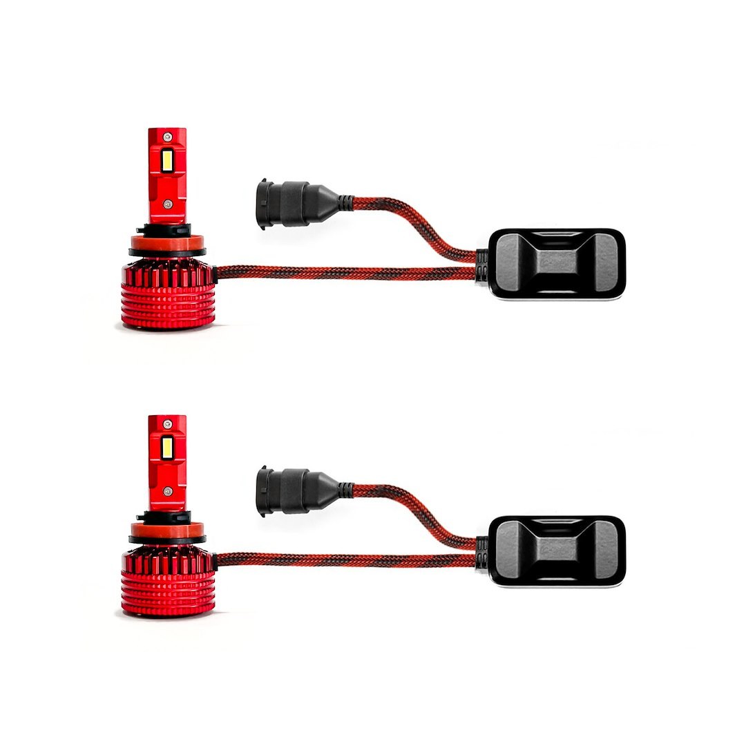 Xk Glow Headlight Conversion Kit, Premier Series, Replaces H13 Halogen Headlight Bulb, LED, Without Turn Signal Bulb – XK045006-H13