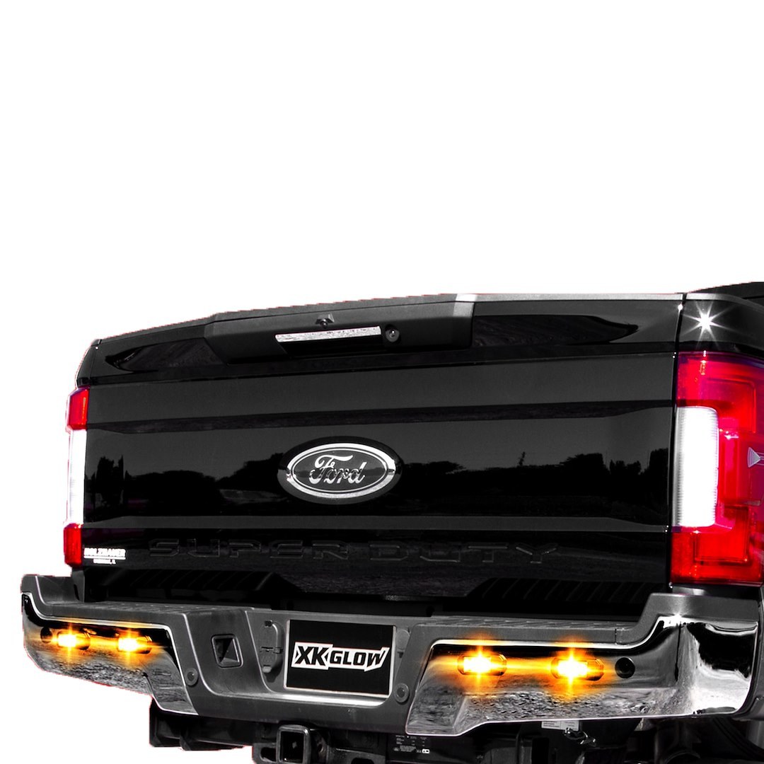 Xk Glow Strobe Light Kit, Includes 4 Strobe Light Pods/ Wiring/ Switch Box, Solid/ Strobe/ 3 Traffic Guide Patterns, Black Housing – XK052001-4A