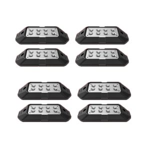 Xk Glow Strobe Light Kit, Includes 8 Strobe Light Pods/ Wiring/ Switch Box, Solid/ Strobe/ 3 Traffic Guide Patterns, Black Housing – XK052001-8WA