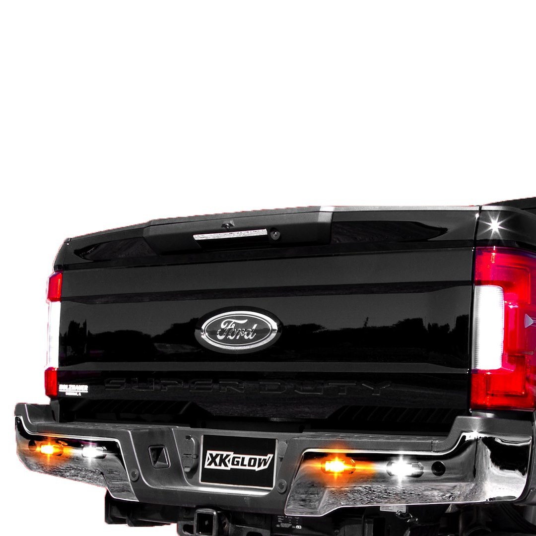 Xk Glow Strobe Light Kit, Includes 8 Strobe Light Pods/ Wiring/ Switch Box, Solid/ Strobe/ 3 Traffic Guide Patterns, Black Housing – XK052001-8WA