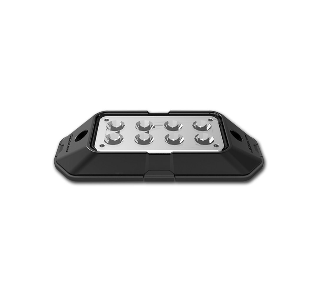 Xk Glow Strobe Light Kit, Single Waterproof Plug and Play Pod, Black Housing, Clear Lens, LED, White Bulb – XK052001-P-W