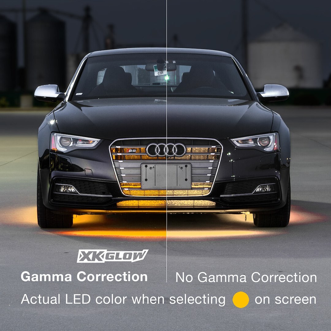 Xk Glow Multi Purpose Light – LED, Xkchrome, Flexible Light Strips, 12 Volts, Over 16 Million Colors, Dual-Mode Dash Mount Controller – XK-BOAT-STA-DM