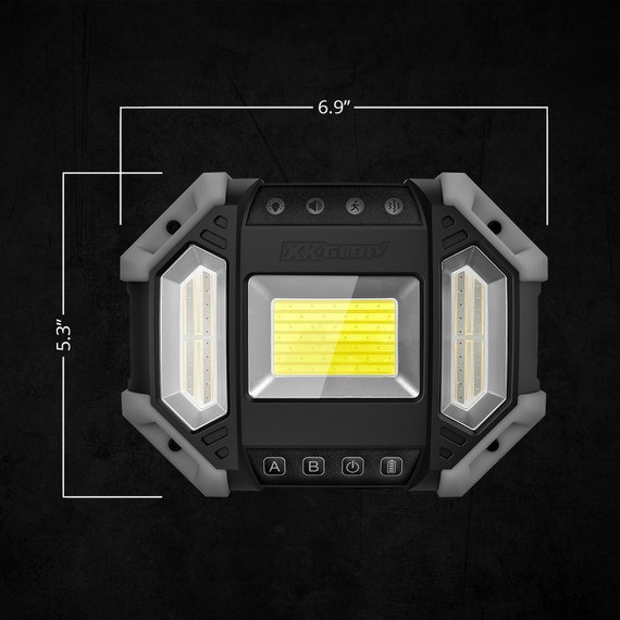 Xk Glow Security Light, Xkdefender, For Indoor/ Outdoor Use, Battery Powered, 7 Modes (3 Work Light Modes and 4 Security Light Modes) – XK-DEF-KIT