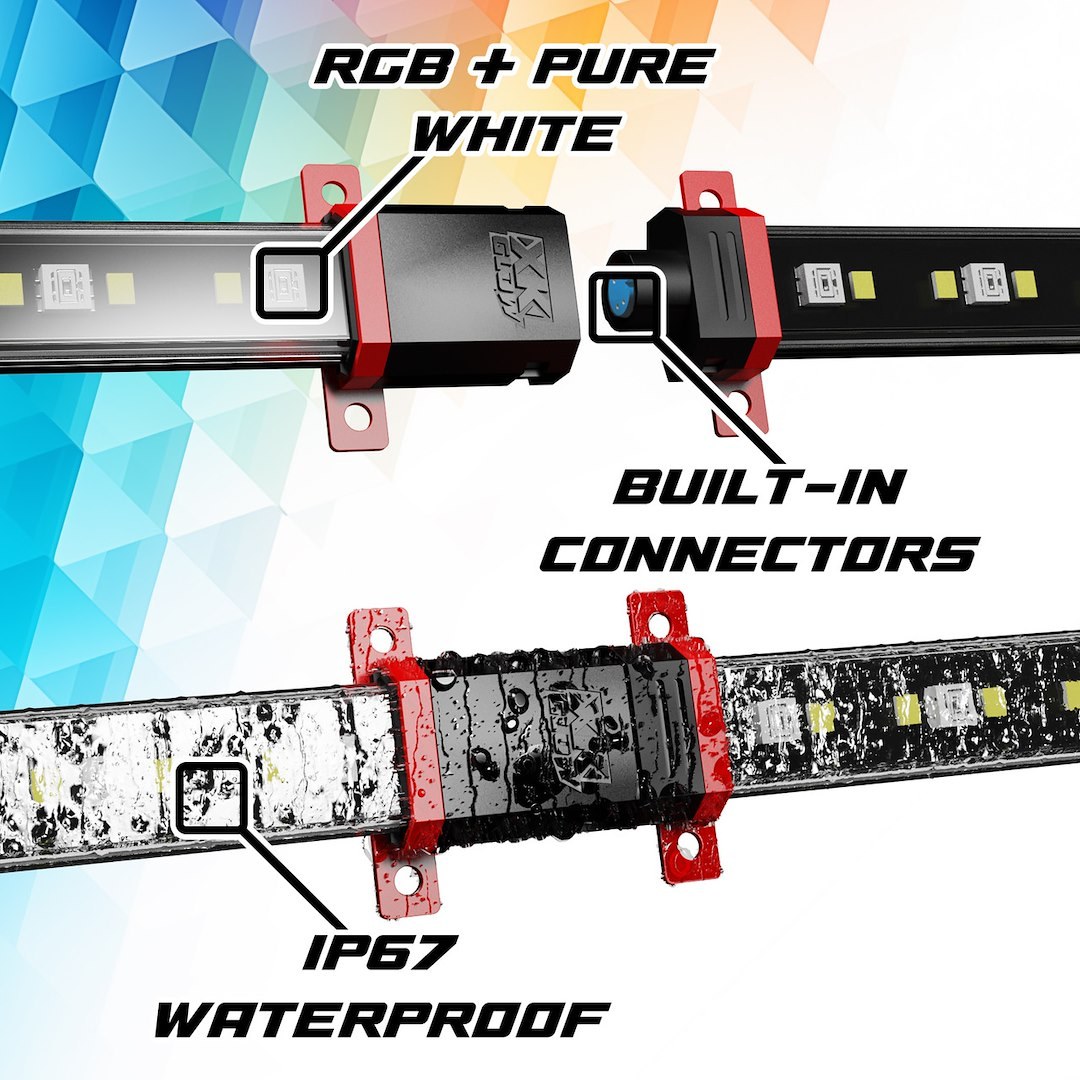 Xk Glow Underbody Light Kit, Xkmax, LED, Multi-Color – MX-CAR-PRO