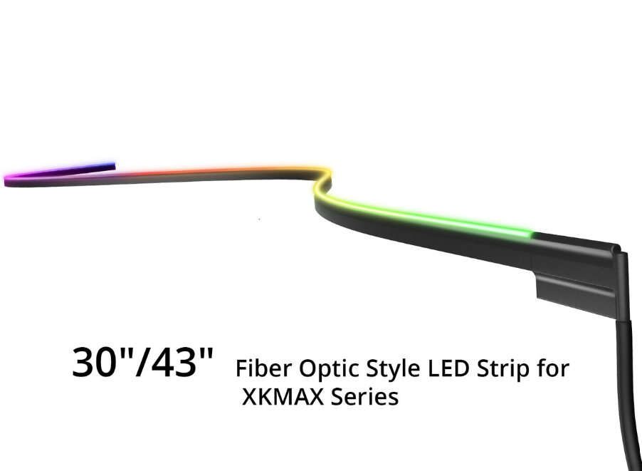 Xk Glow Rope Light, Xkmax, Red/ Green/ Blue LED, Must Use with Xk Glow Fiber Optic Light Kit, Plug-And-Play, 43 Inch Length – MX-FO-43