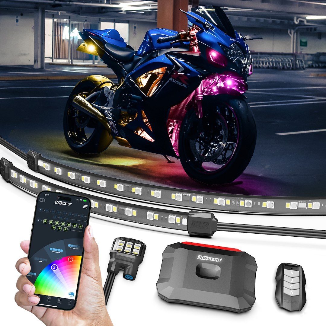 Xk Glow Underbody Light Kit, Xkmax, LED, Multi-Color, 8 Piece – MX-MOTO-MINI