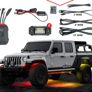 Xk Glow Underbody Light Kit, Xkmax, LED, Red/ Green/ Blue/ White – MX-ROCK-ADV
