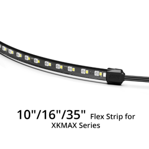 Xk Glow Rope Light, Xkmax, Red/ Green/ Blue/ White LED, Plug-And-Play, 10 Inch Length, IP67 – MX-S-10