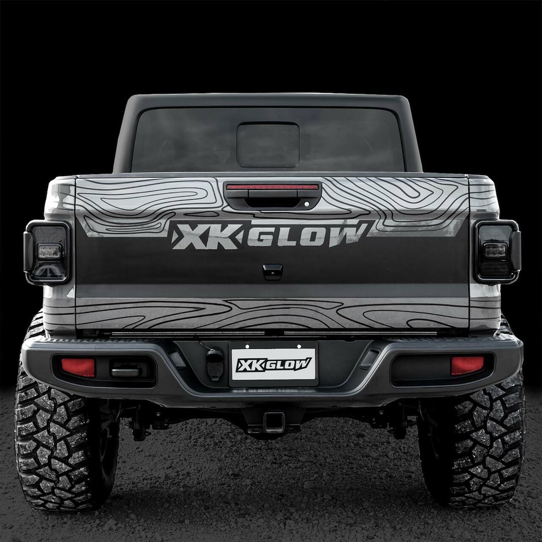 Xk Glow Tail Light Assembly, LED, Smoke Lens, Black Housing, Red/ Clear/ Amber Bulb, Set of 2 – XK041028