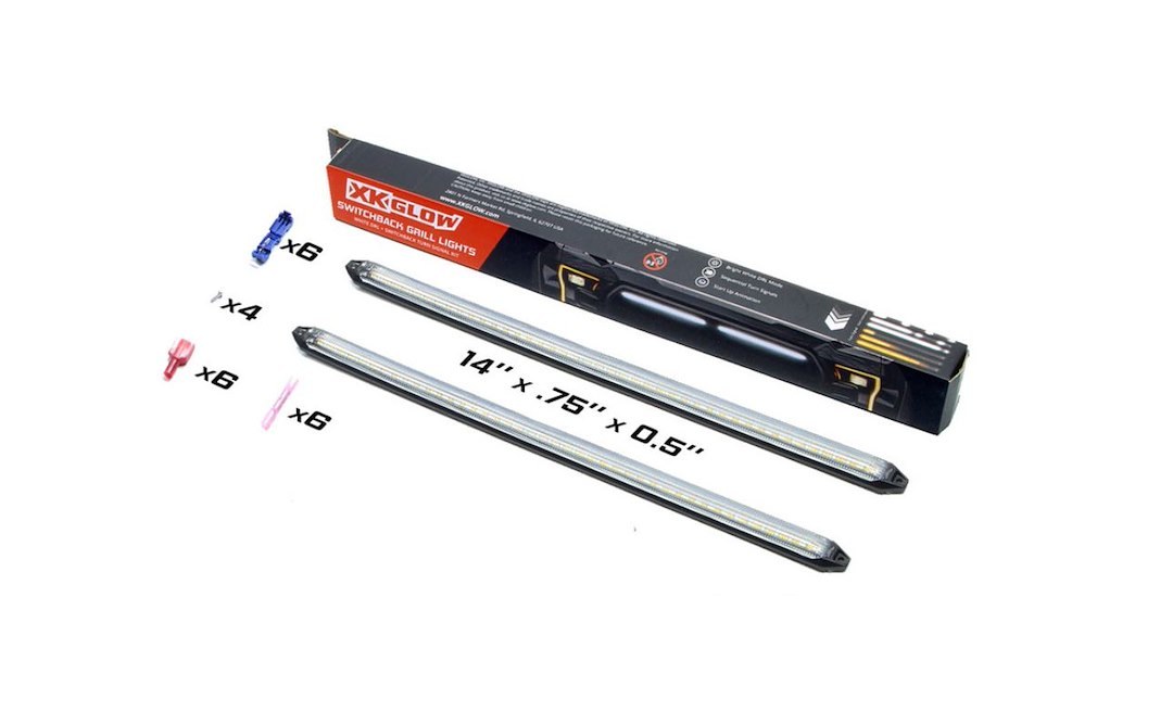 Xk Glow Grille Light – LED, 3.1 Watt, 0.258 Amp at 12 Volt, 14 Inch Length X 3/4 Inch Length X 1/2 Inch Height – XK041029-14