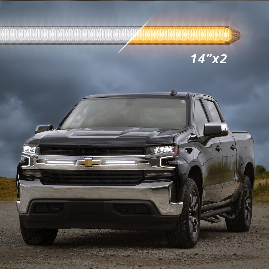 Xk Glow Grille Light – LED, 3.1 Watt, 0.258 Amp at 12 Volt, 14 Inch Length X 3/4 Inch Length X 1/2 Inch Height – XK041029-14