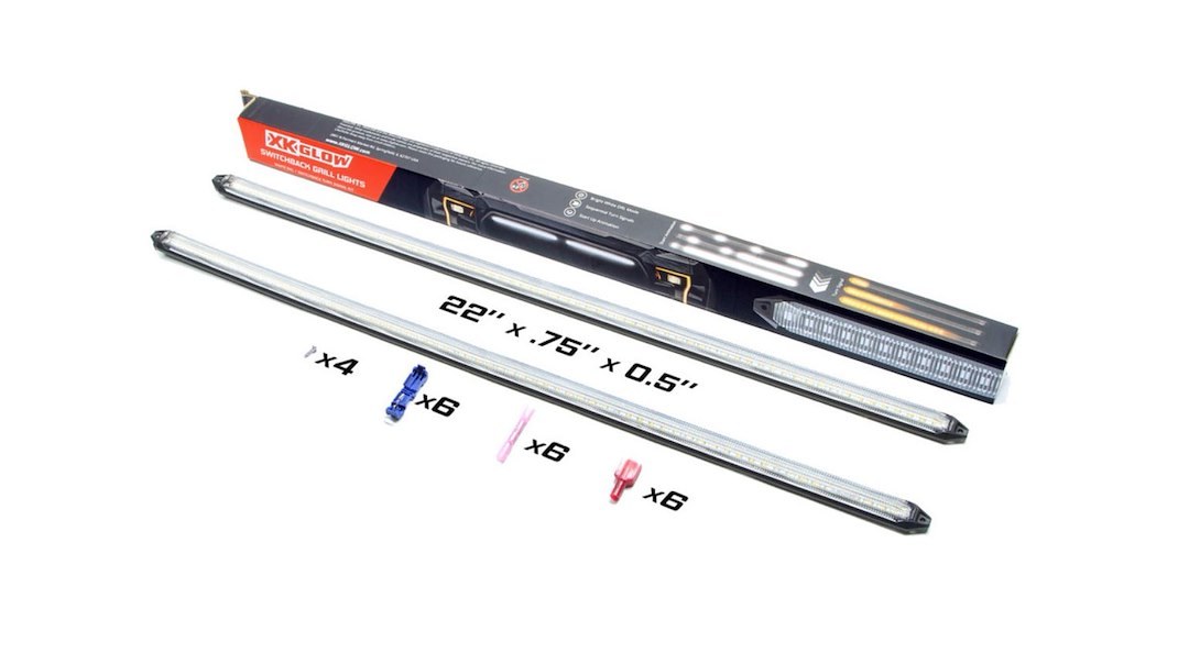 Xk Glow Grille Light – LED, 4.5 Watt, 0.375 Amp at 12 Volt, 22 Inch Length X 3/4 Inch Length X 1/2 Inch Height – XK041029-22