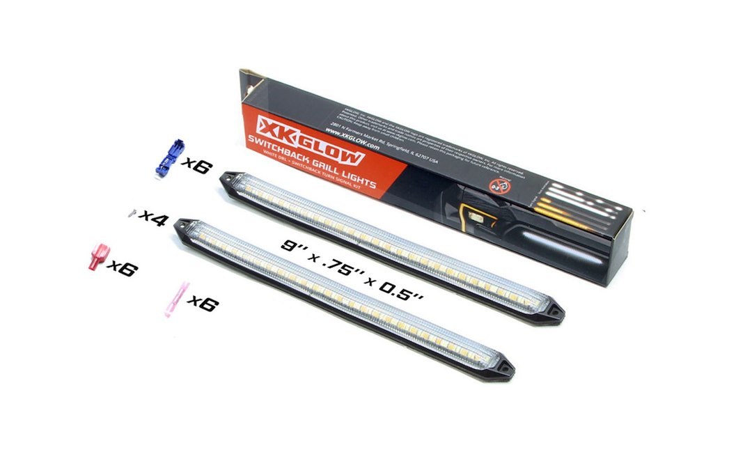 Xk Glow Grille Light – LED, 1.8 Watt, 0.15 Amp at 12 Volt, 9 Inch Length X 3/4 Inch Length X 1/2 Inch Height – XK041029-9